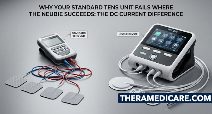 NeuFit NEUBIE vs TENS device comparison for physical therapy
