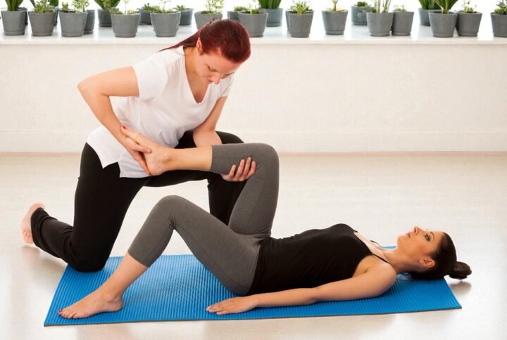 physical therapy for pain relief session