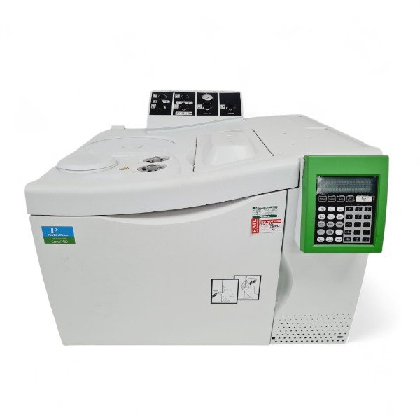 PerkinElmer Clarus 500 Gas Chromatograph with touchscreen interface and dual detectors
